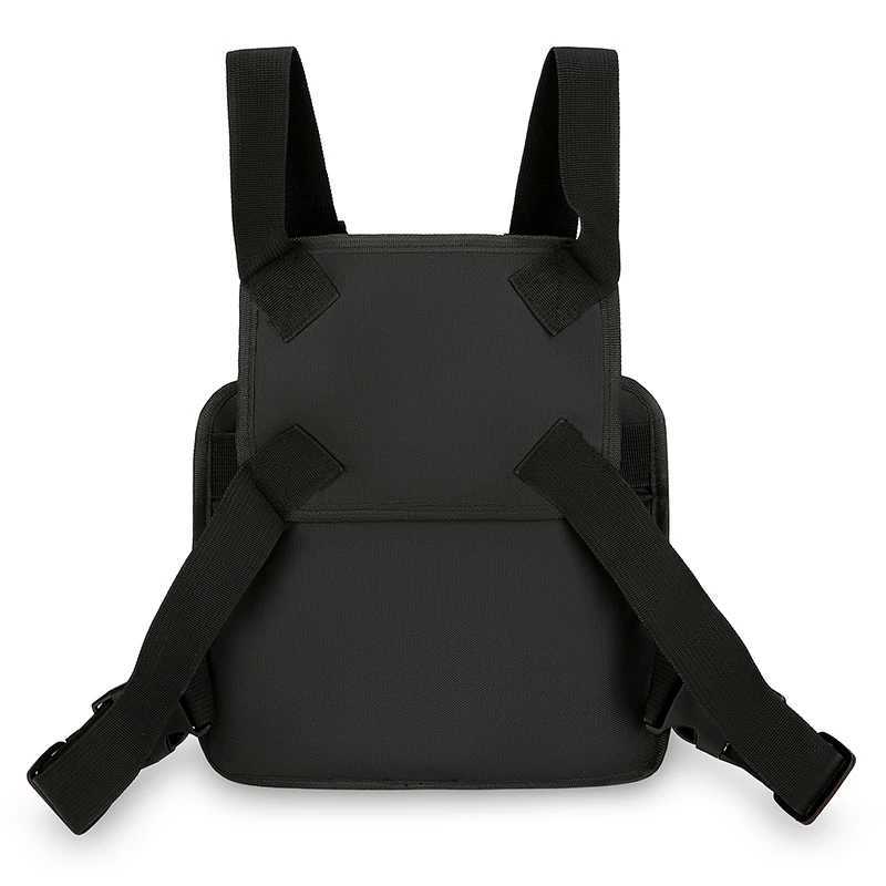 Chest Bag Waist Pack Mens Chest Pack Hip Hop Streetwear Tactical Vest Bag For Men Doub Strap Design Shoulder Bag For Men Sac Y251022