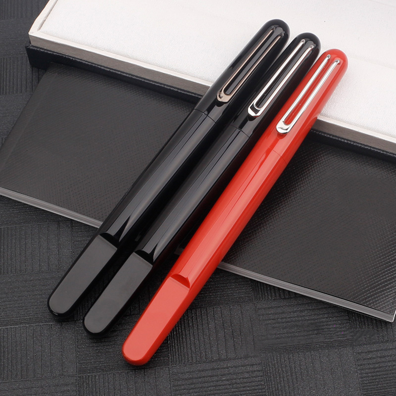 wholesale M Series Rollerball Pen Magnetic Close Cap Black/Blue Resin High Quality Luxury Stationery Office School Writing Pens For Gift