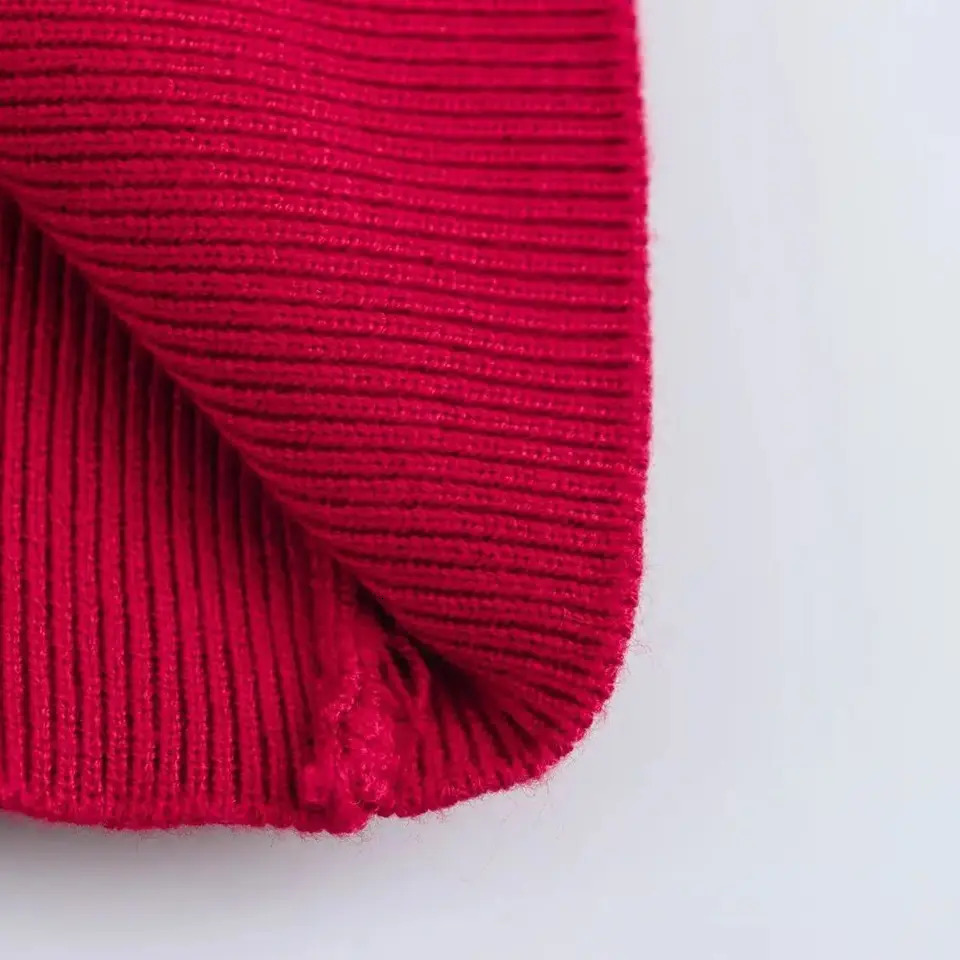 Women Cropped Knit Cardigan Buttons Round Neck Long Sleeves Ribbed Cuffs Autumn Knitted Sweater Coat 5536032 251013