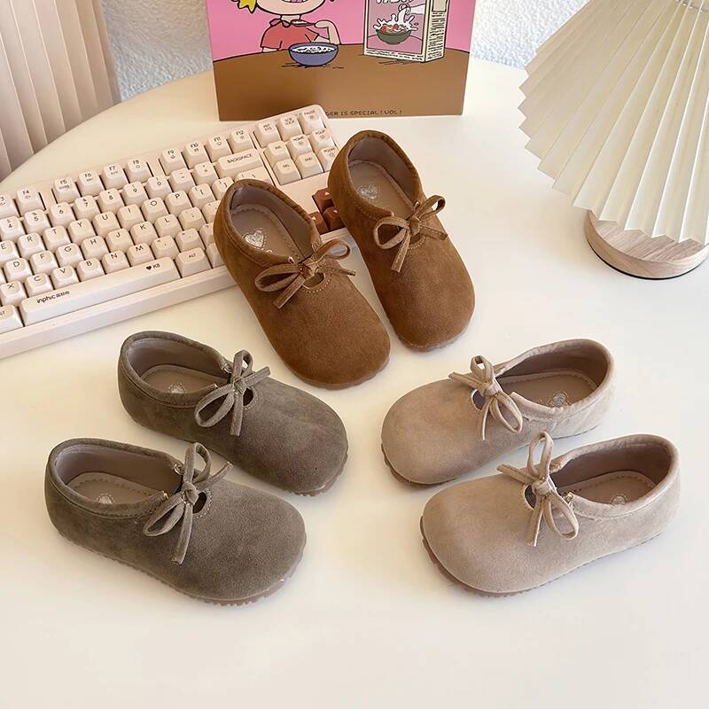 Children's Bir 2-18 Years Old Khaki Boys Girls Casual Ken Spring Autumn Yellow Retro Lightweight Kids Single Shoes ddmyshoesvip