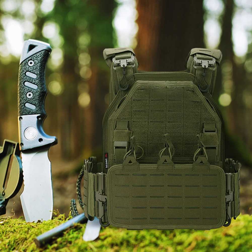 Mol Tactical Vest Men Plate Carrier Yakeda Nylon Mol Chest Rig Waterproof WearResistant Easy Operate Tactical Accory Y251022