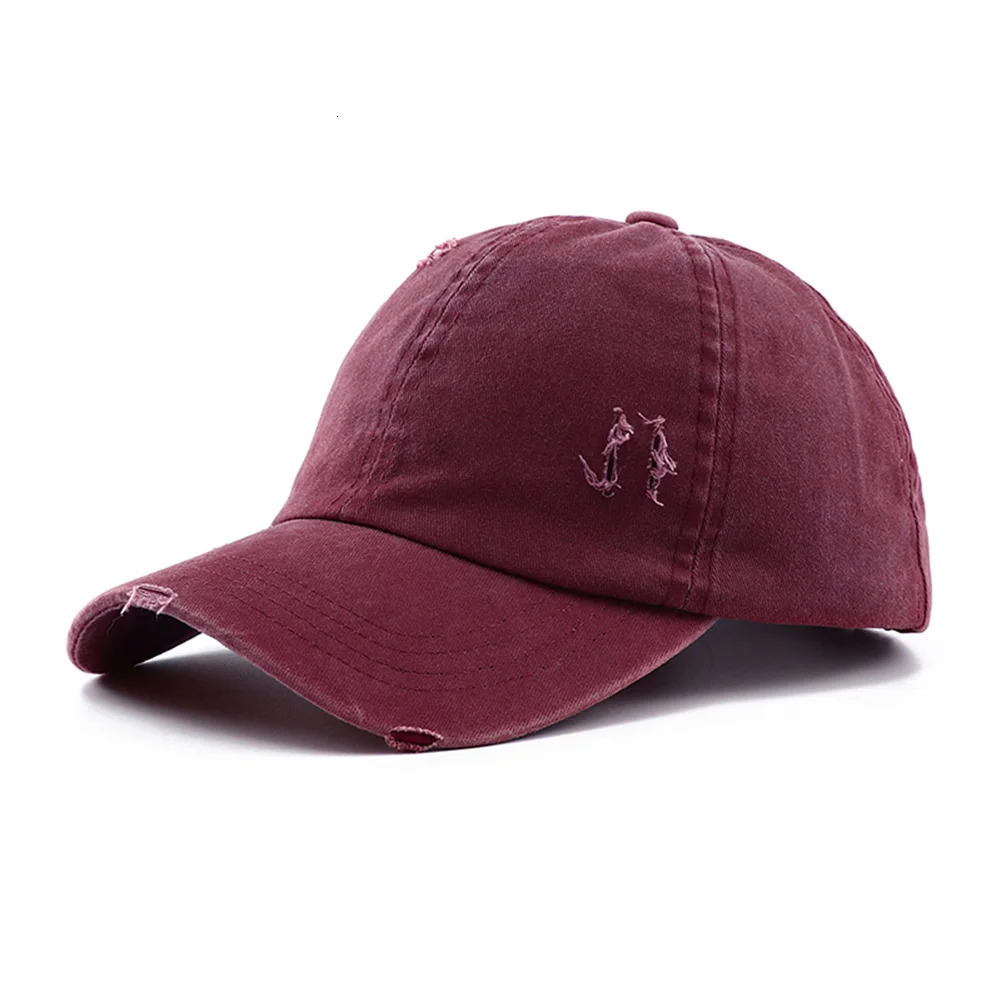 Leopard Print Vintage Washed Cotton Baseball Cap Women Hip Hop Ponytail Messy Buns Outdoor Sport Hats Accessories 251023