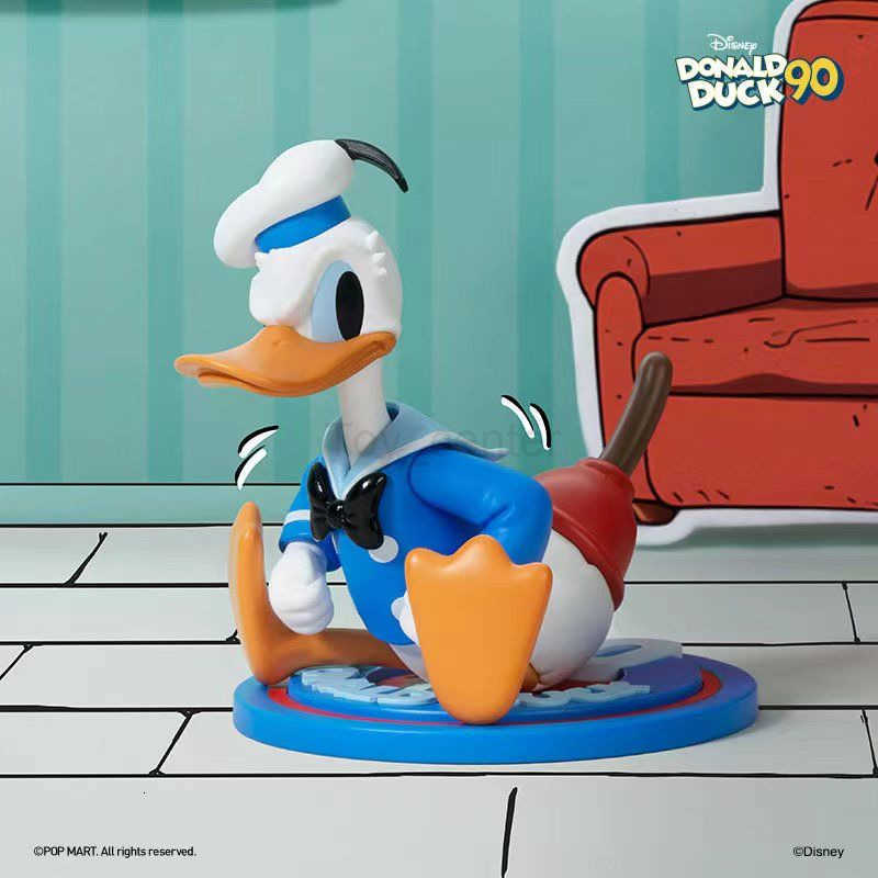 Disney POPMART Donald Duck 90th Anniversary Series Blind Box Bubble Mart Cute Ornament Trendy Toy Figurine H251025