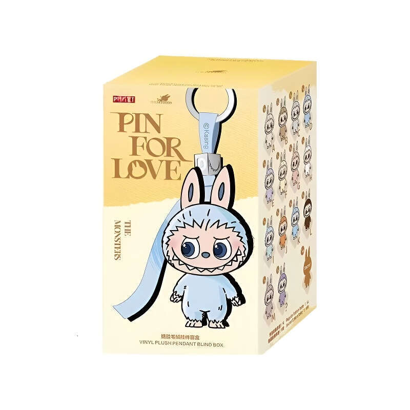 Highquality Labubu 4.0 Pin For Love Series Mini Labubu V4 Vinyl Plush Pendant Blind Box yizhixing