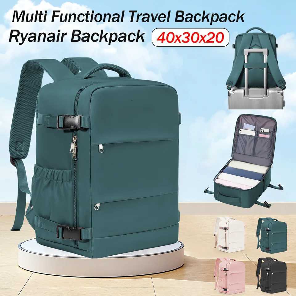 Ryanair 40x30x20 Travel Backpack Airline CarryOn Backpack Women Men Business Laptop Backpack Shoulder Bag Luggage Storage Bag W251025