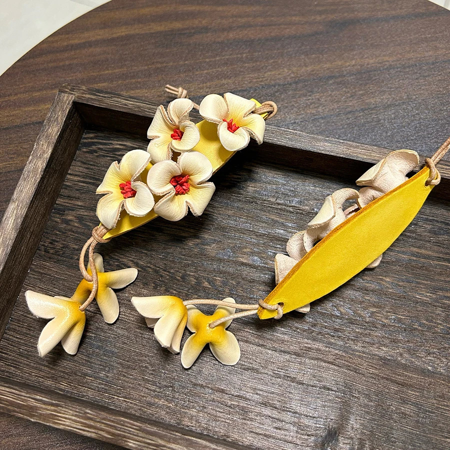 Cow Leather Flower Pendant Bag Charm Purple Flower Keychain Bag Pendant Decoration High Girl Gift Bag Accessories Handbag 251023