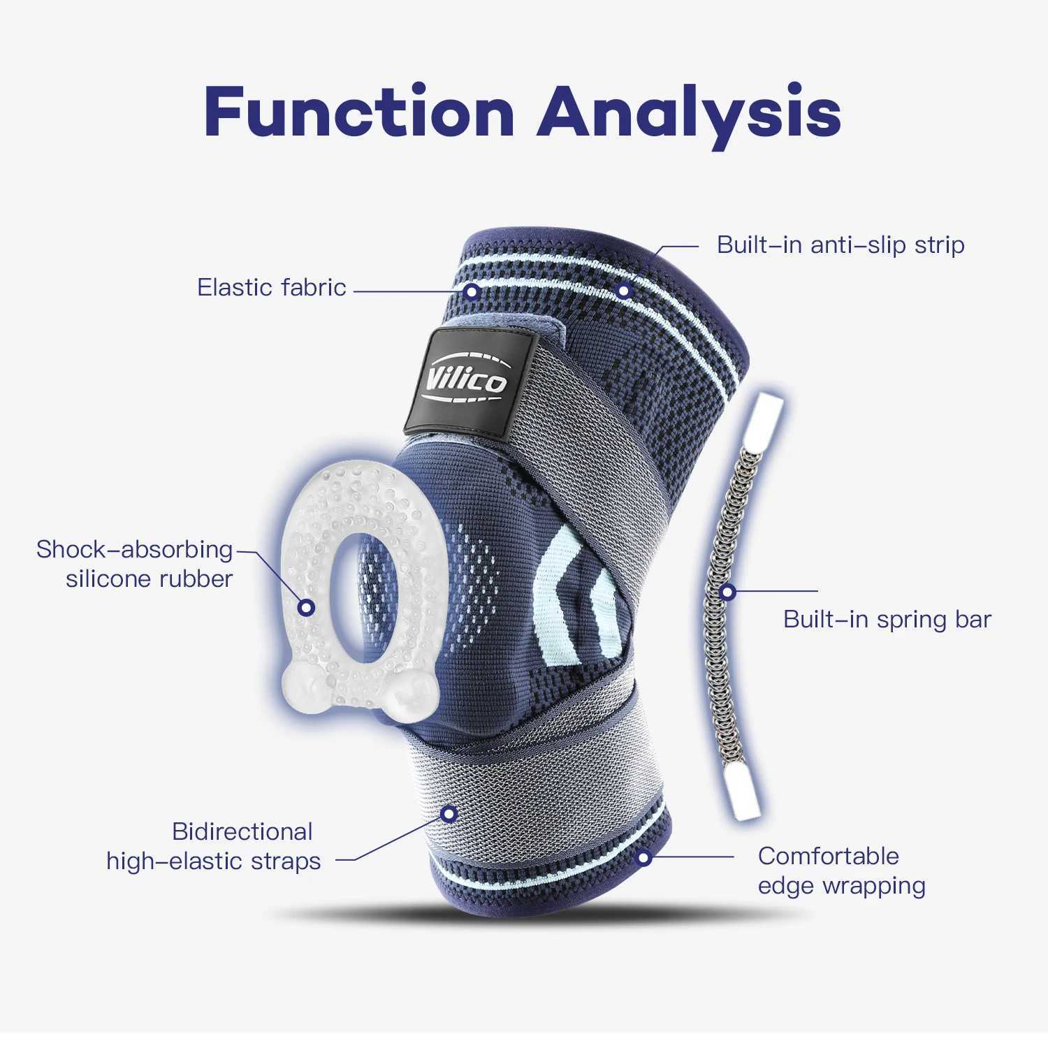 1PCS Knee Brace Support Straps Knee Compression Sleeves for Men Women Meniscus Tear Arthritis Sports Joint Pain Relief Y251024