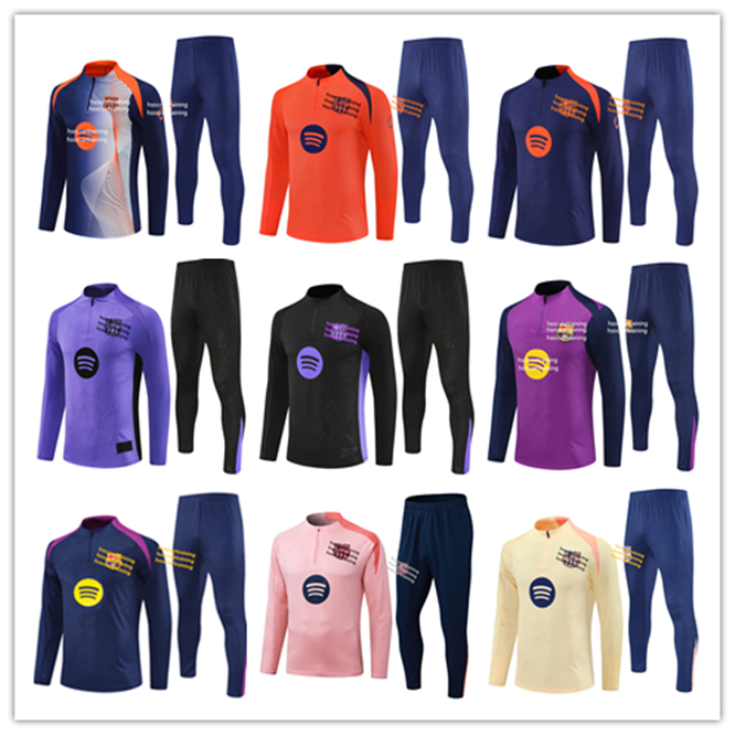 2025 2026 2027 Barcelonaes soccer TRACKSUIT LAMINE YAMAL soccer training suit 2025/26 Barce soccer tracksuit training suit men and kids SET tracksuit