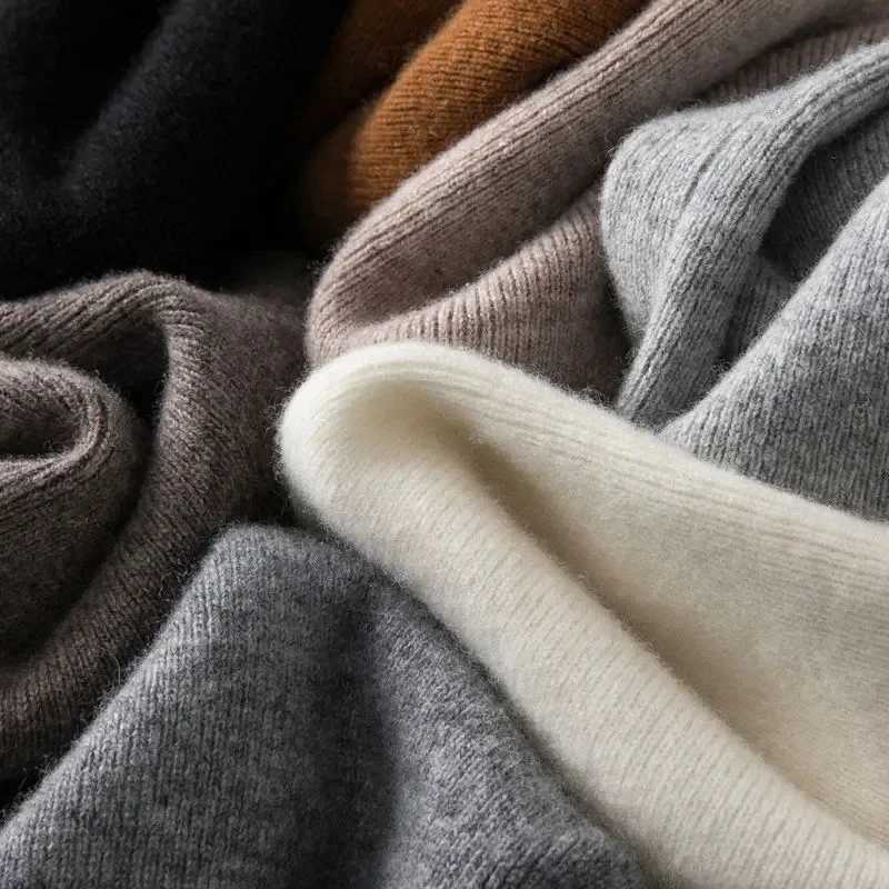 Thick Warm Knitted Casual Chic Basic Soft Elastic High Waist Womens Pants Korean Fashion Straight AnkleLength Pants For WomenT251025