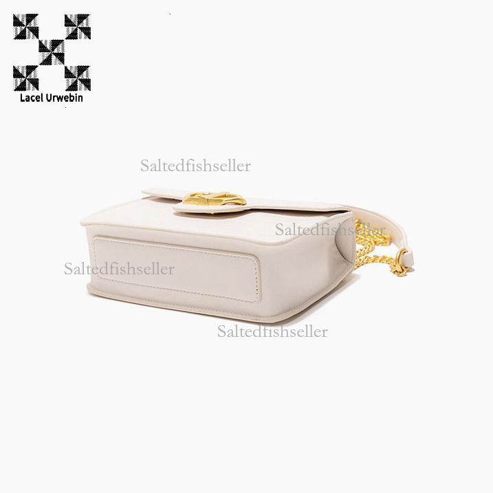 Lacel Urwebin Designer Fashion Crocodile Pattern Women's Handbag Mini New High Quality Chain Bag Versatile Daily Luxury Metal Decoration Shoulder
