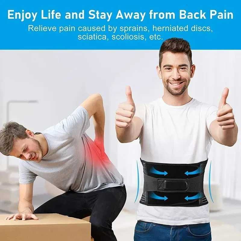 Adjustable Lumbar Support Belt Double Pull Back Waist Orthopedic Corset Spine Decompression Back Pain Relief Tighten The Abdomen Y251025