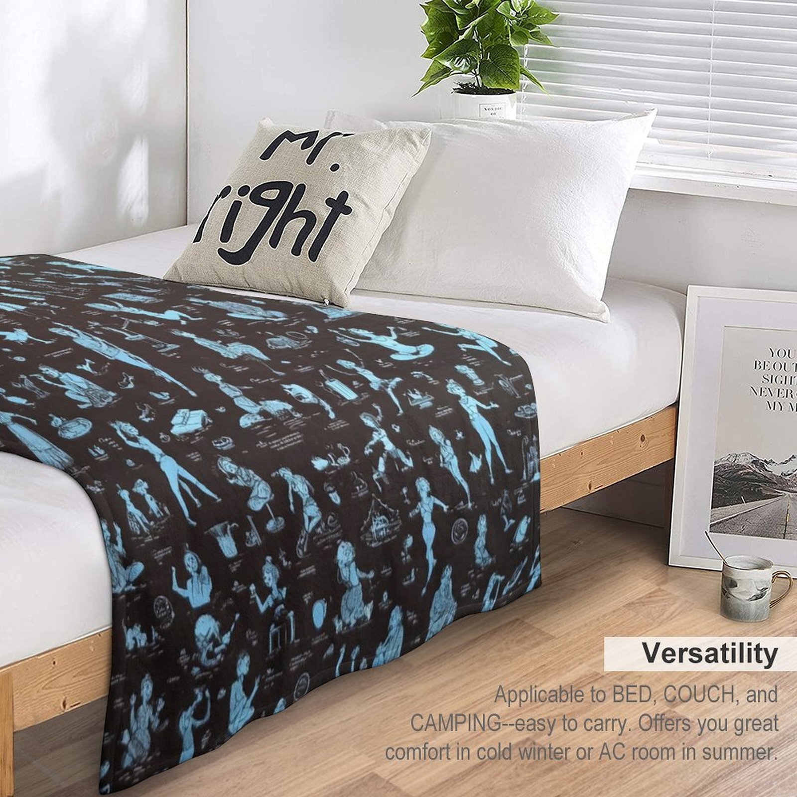 Designer Blackboard blanket blanket throw cashmere vibration blanket copert Home Travel Throw Summer Air Conditioner Beach home bedding blankets throw