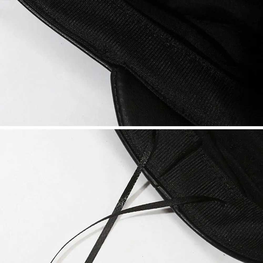 Autumn Winter Versatile Beret Retro Flat Top Visor Small Face Black Painter Hat Classic Versatile Adjustable Hat Octagonal C Y251025