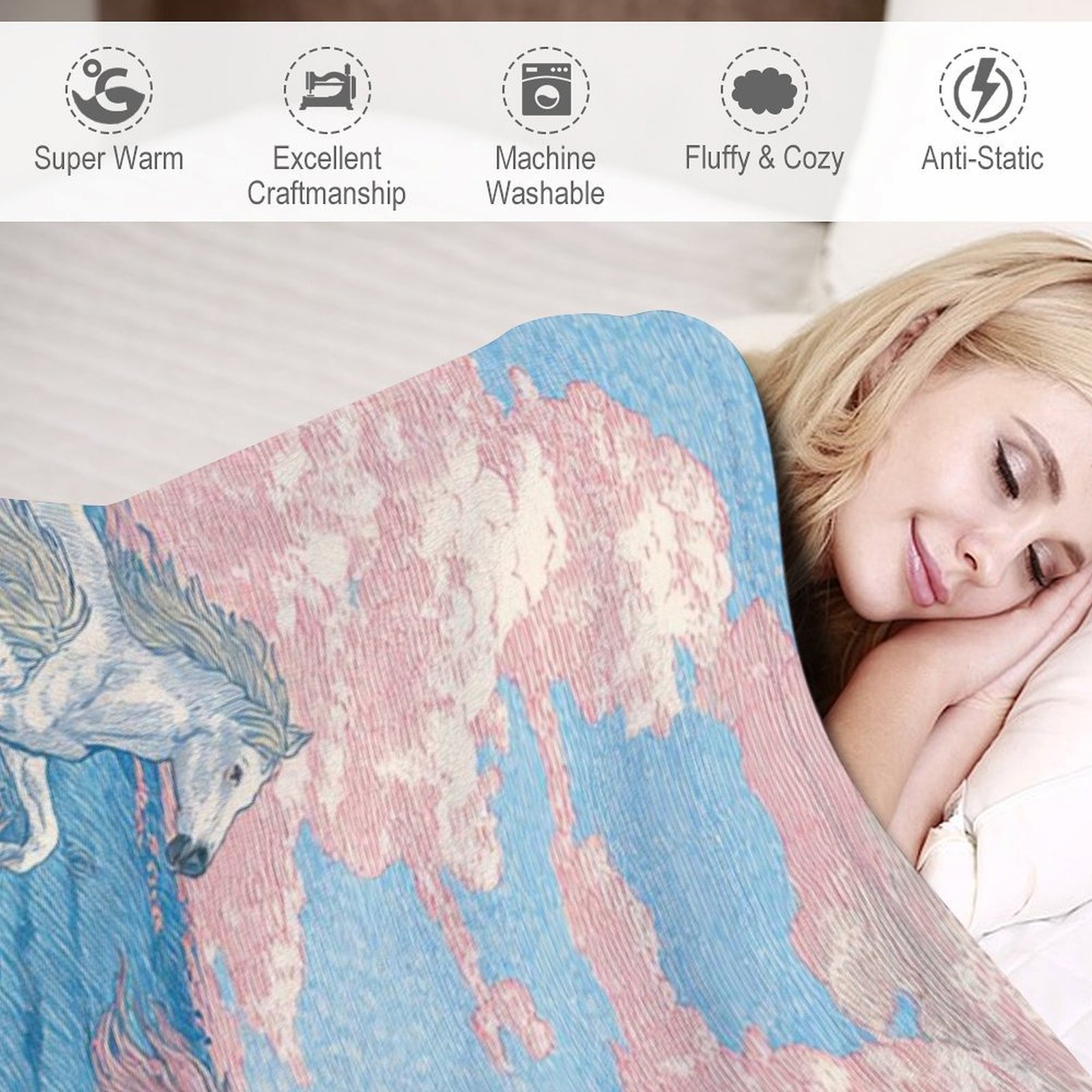 H Designer Horse blanket blanket throw cashmere vibration blanket copert Home Travel Throw Summer Air Conditioner Beach home bedding blankets throws H