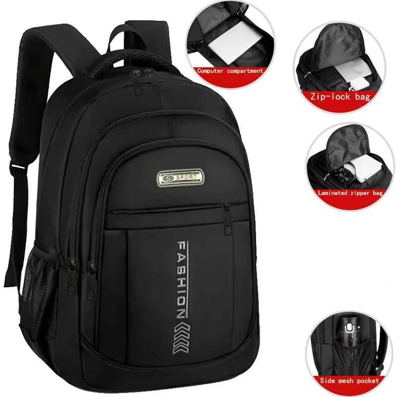 Neutral style mens and womens new doubleshoulder bag made of nylon Oxford cloth fashionable colormatching travel backpack W251025