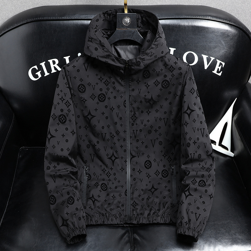 Designer Jacket Men's Luxury Brand Spring Autumn Coat Fashion Hooded Sports Windbreaker Zipper Coats Man Outerwear Designers Clothing Jackets Asi