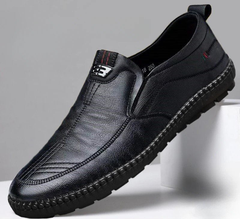 Spring Autumn Mens Leather Shoes Business soft soled casual footwear Fashion versatile flat Comfortable light male shoes 251023