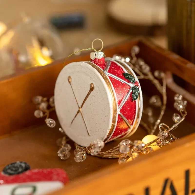 Santa Claus Bell Christmas Craft Pendant Tree Hanging Ornaments Decoration Home Christmas Snowman House Pendant Xmas Decor Gift C251024