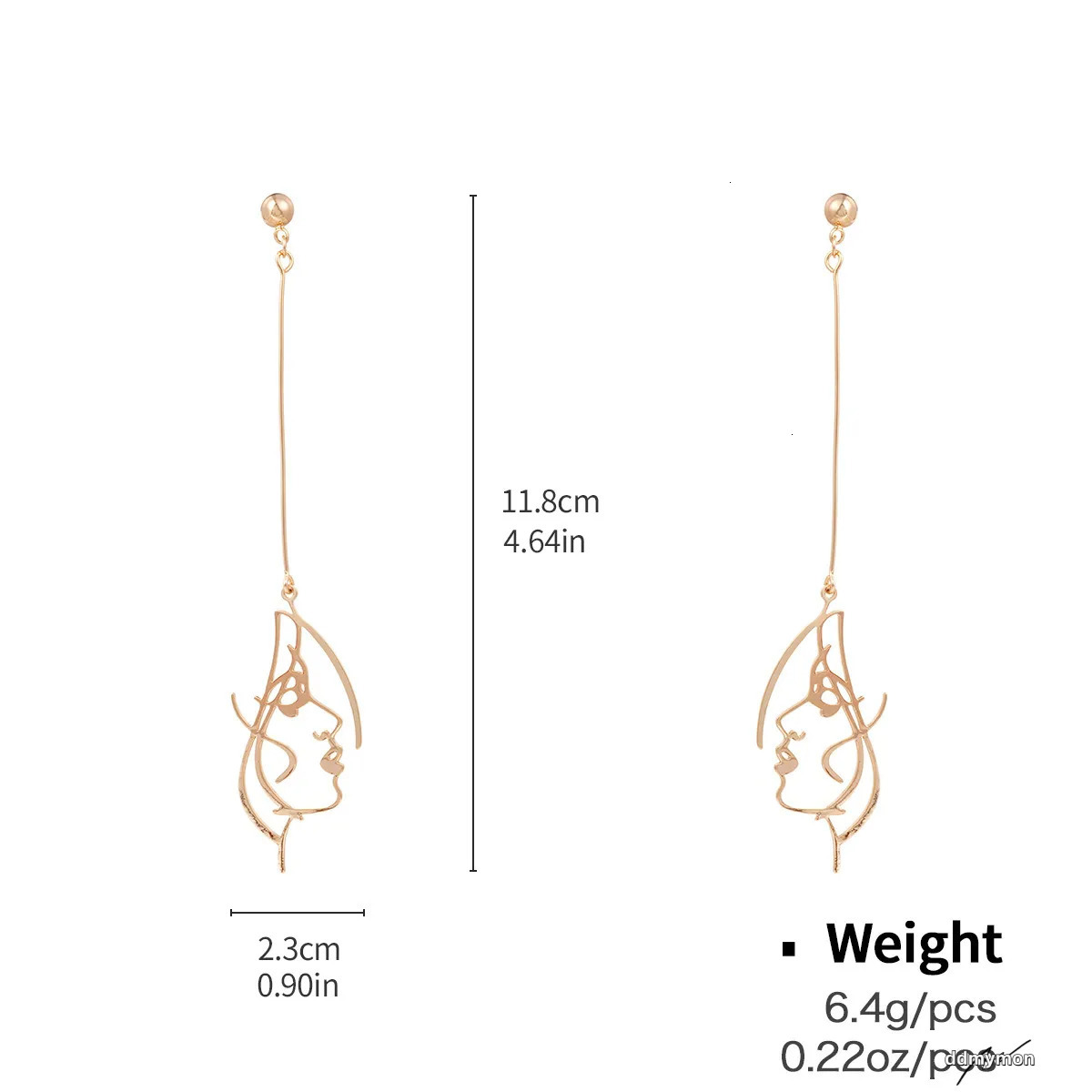 Stylish Hoop Earrings: European & American Design, Geometric Copper Earrings With Zircon Inlay Ddmymon