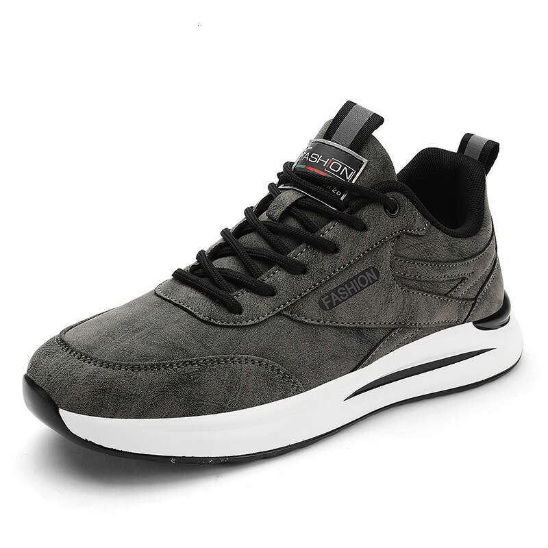 Labor Protection Autumn Construction Site Non-Slip Wear-Resistant Leather Waterproof Office Work Men's Sports Casual Trendy Shoes