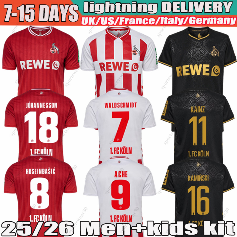 2025 FC Koln Soccer Jerseys S. El MALA JOHANNESSON MARTEL VAN DEN BERG 125th Football Shirt Adult mens Cologne football jerseys special version Cologne