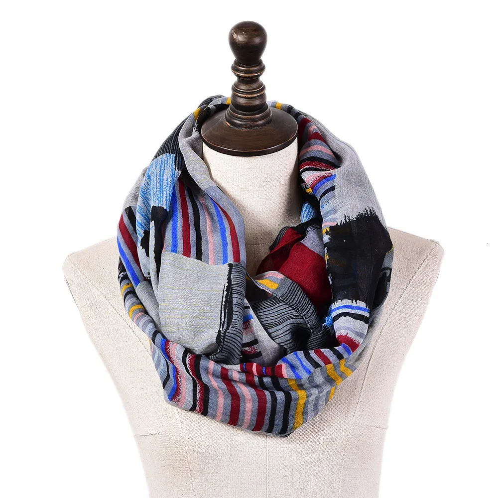 Autumn Winter Women Infinity Scarves Warm Neckerchief Cable Ring Scarf Loop Shawl Circle Snood Foulard Femme Echarpe 251020