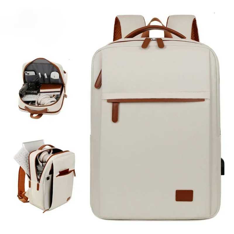 Fashion 156Inch Laptop Business Backpack Classic Men Backpack Women Large Capacity Travel Laptop Backpacks Student School Bag W251025