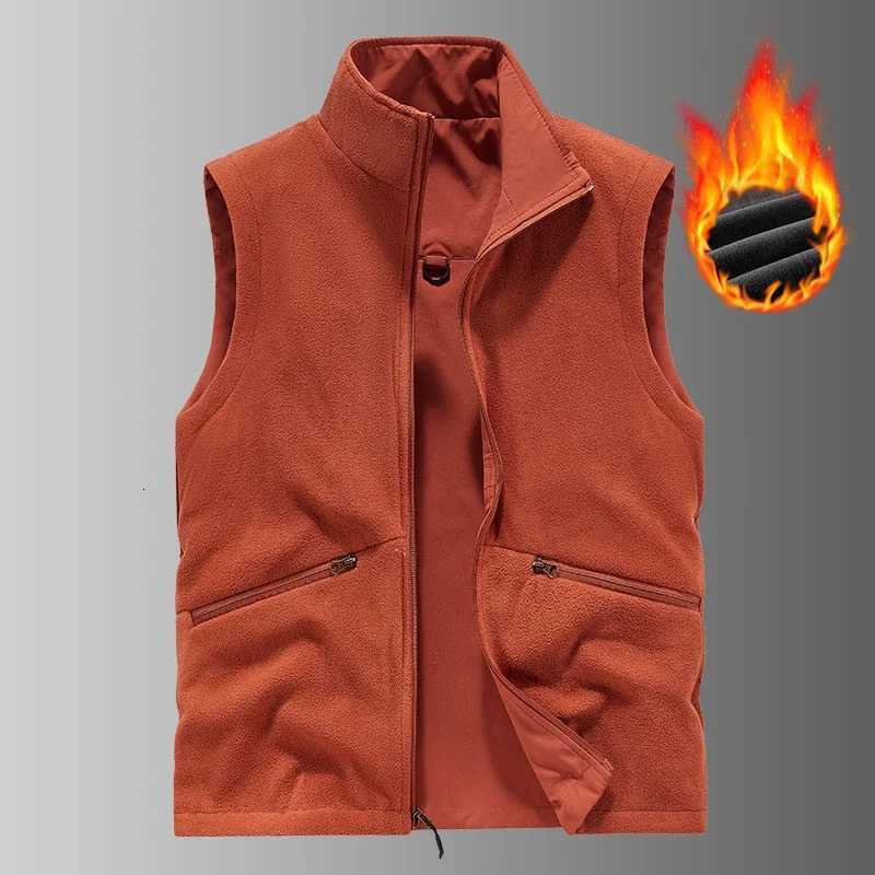 Outdoor Fishing Casual Mens ather Vest Comfortab Versati Sports Windproof and Breathab Highquality Casual Vest Y251022