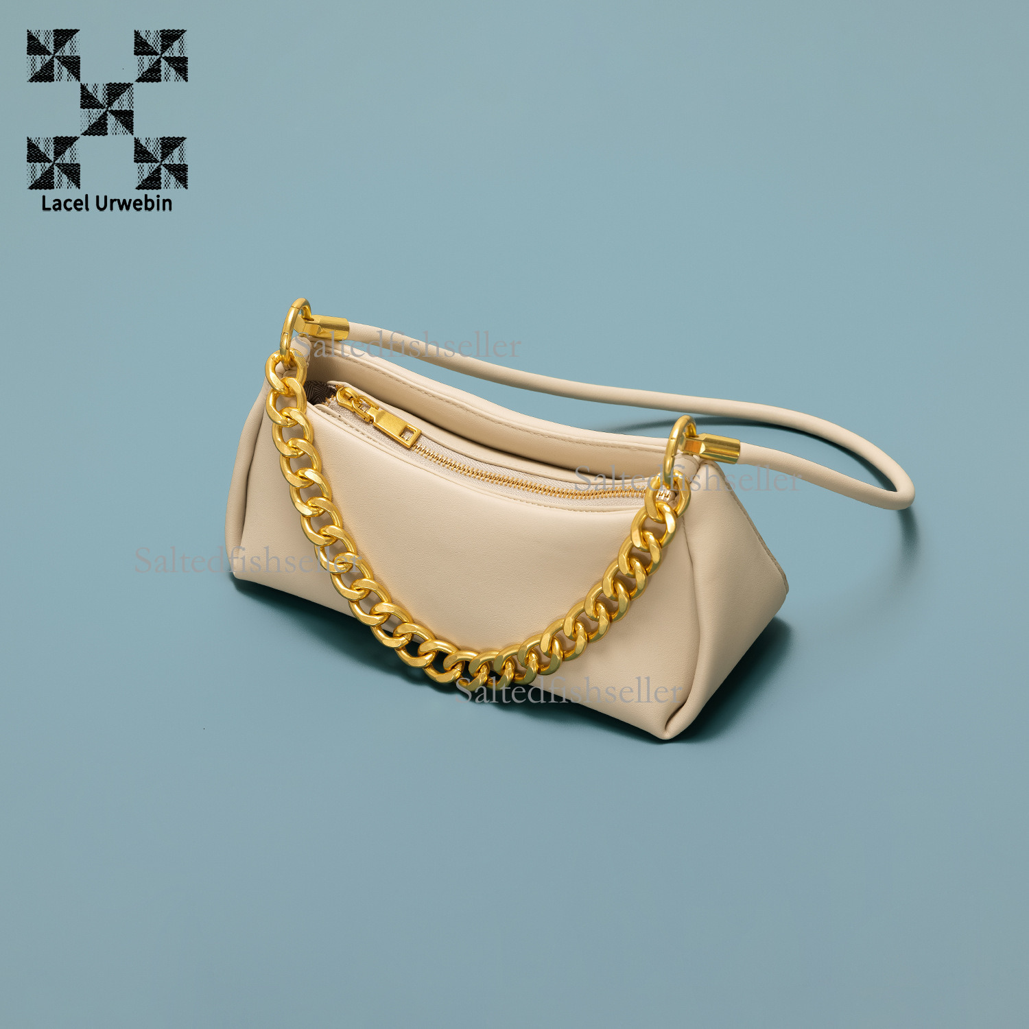 Lacel Urwebin New Fashion Underarm Bag for Women French Commuter Bag 2025 Versatile Single Shoulder Crossbody Chain Handbag Free shipping