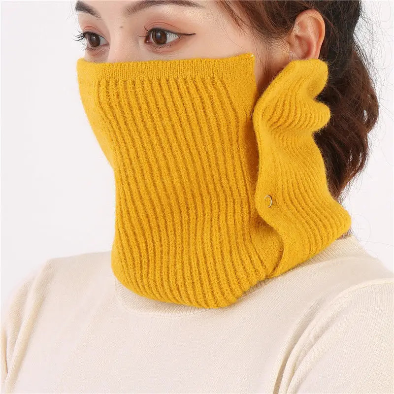 Instant Face Cover Plain Neckerchief For Women Detachable Pullover Scarf Neckcover Ooutdoor Windproof Warm Collar 251020