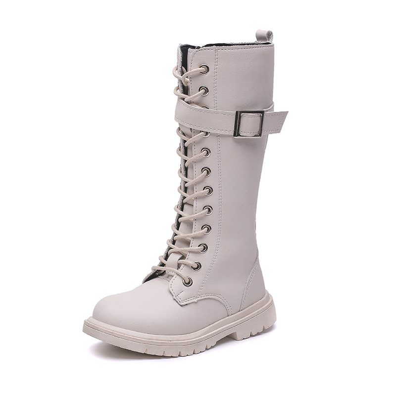 Girls Long Boots Fashion Design Girl Kids Winter High Tube Cavalier Boots Children Littlesprouts Knee Length Boots Sizes 27-37 L1182
