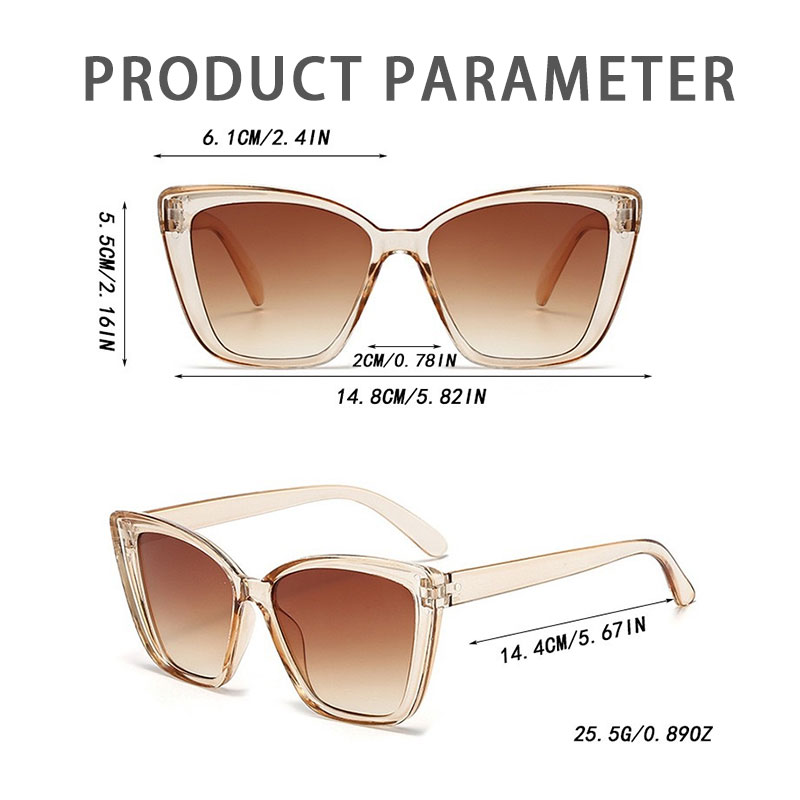 Metal Cat Eye Frames Retro Style Sunglasses For Office Commute And Outdoor Use