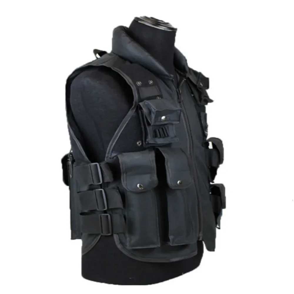 11 kets Tactical Vest Men Hunting Vest Outdoor Waistcaot Training Waistcoat Protective Modular Security Vest Y251022