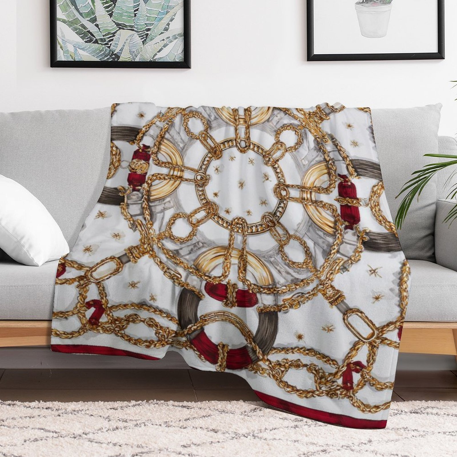 H Designer Horse blanket blanket throw cashmere vibration blanket copert Home Travel Throw Summer Air Conditioner Beach home bedding blankets throws H