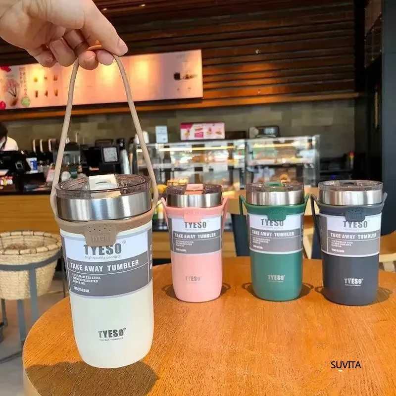 Tyeso 550710ML Stainless Steel Coffee Mug Sports Water Bottle Car Insulated Cup Keeps Cold and Heat Thermal Mug Vacuum Flask J251025