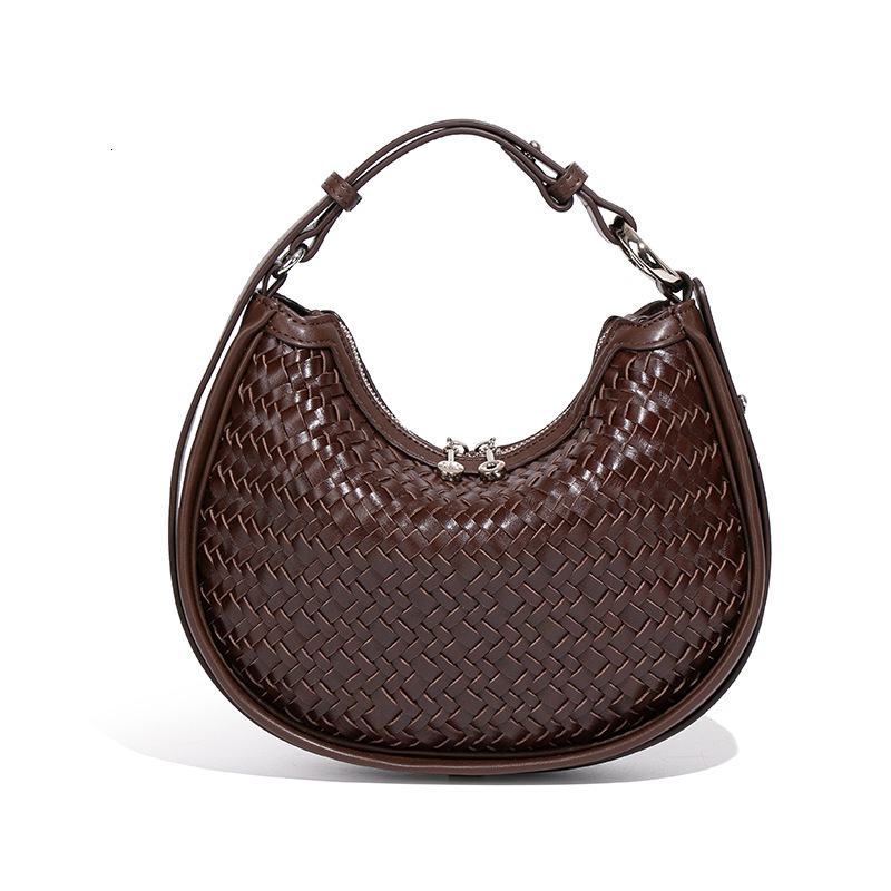 2025 New Handbag High Quality Pu Leather Woven design Bag Single-shoulder Underarm Bag for Women