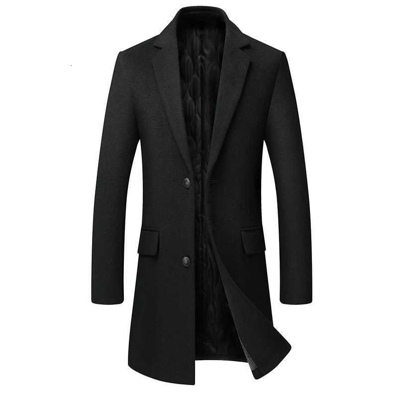 Highquality fashionable and stylish woolen midlength business suit scarf with wool detachable autumn and winter fashion coatT251025