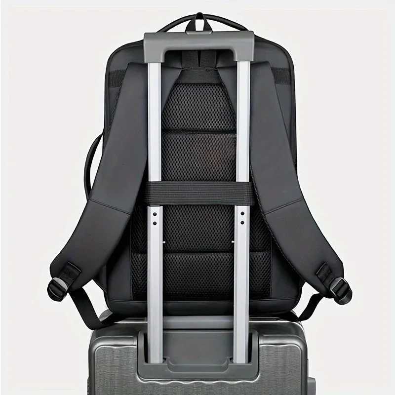 Large Capacity Business Backpack for Men Fashionable College Student Backpack Laptop Multifunctional Computer Bag W251025
