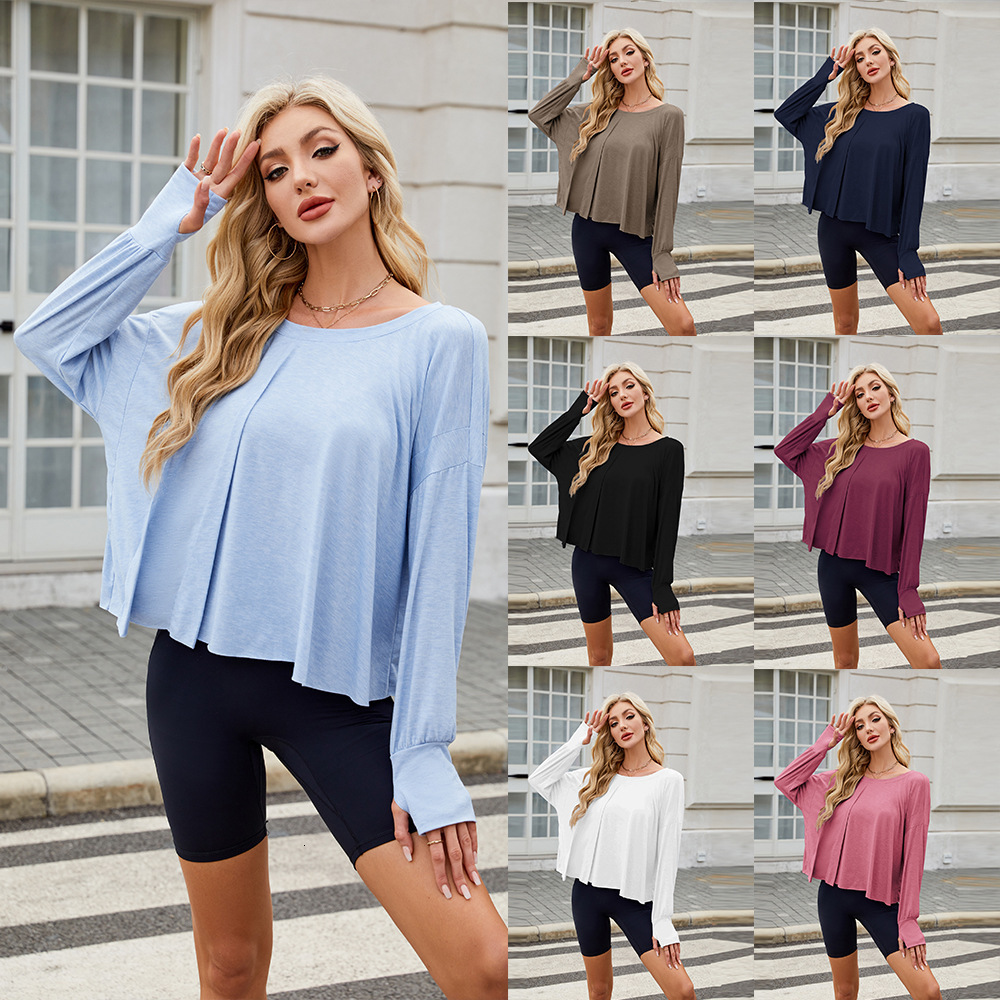 2025 Autumn and Winter Long Sleeve Solid Color New Loose Street Fashion Hollow Out Top for Women