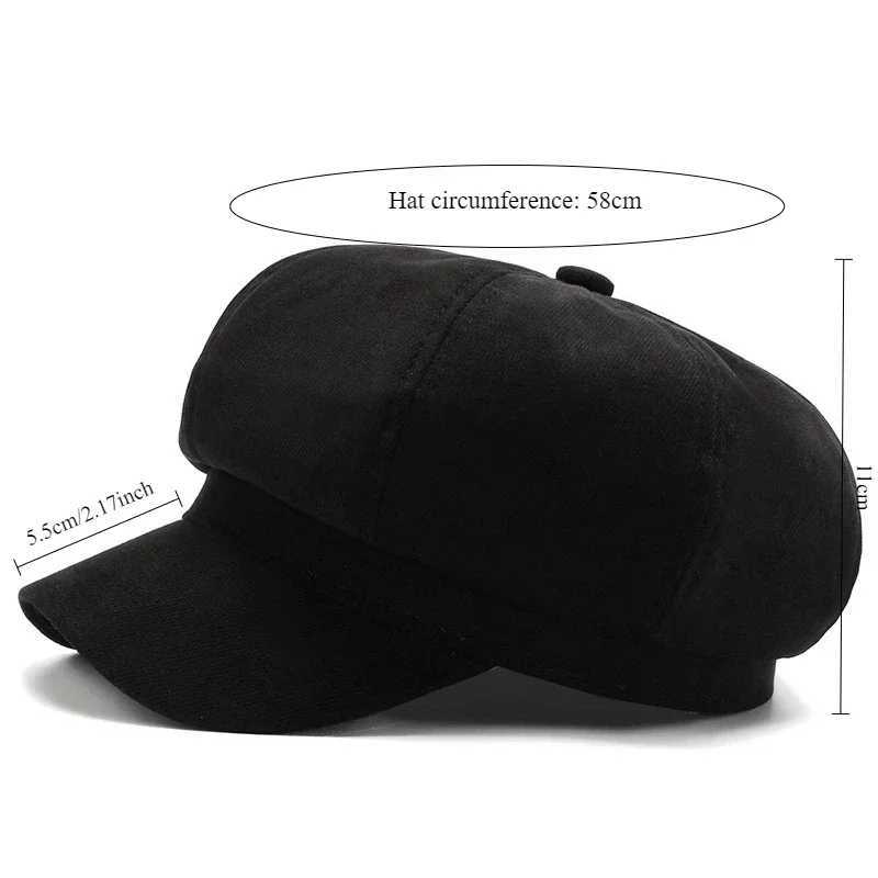 Wens Fashion Beret Autumn and Winter Outdoor Cotton Hat Windproof Men Wen Newsboy Solid Color Hats Universal Painter Cs Y251025