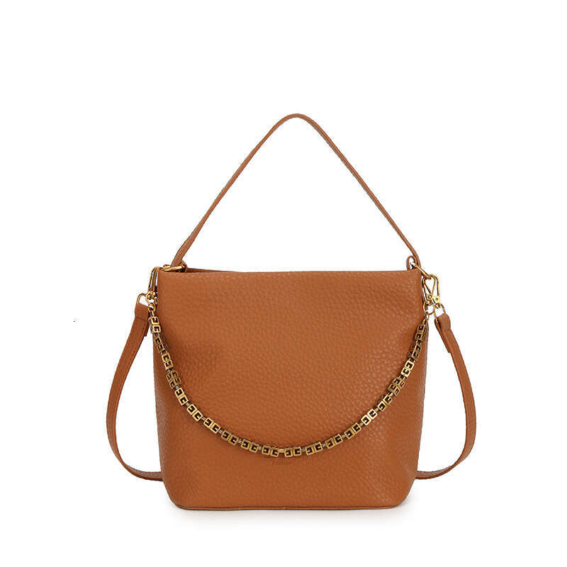 2025 Minimalist Handheld Bucket for Women, New High-end Soft Leather Fashion Single Shoulder Large Capacity Crossbody Bag