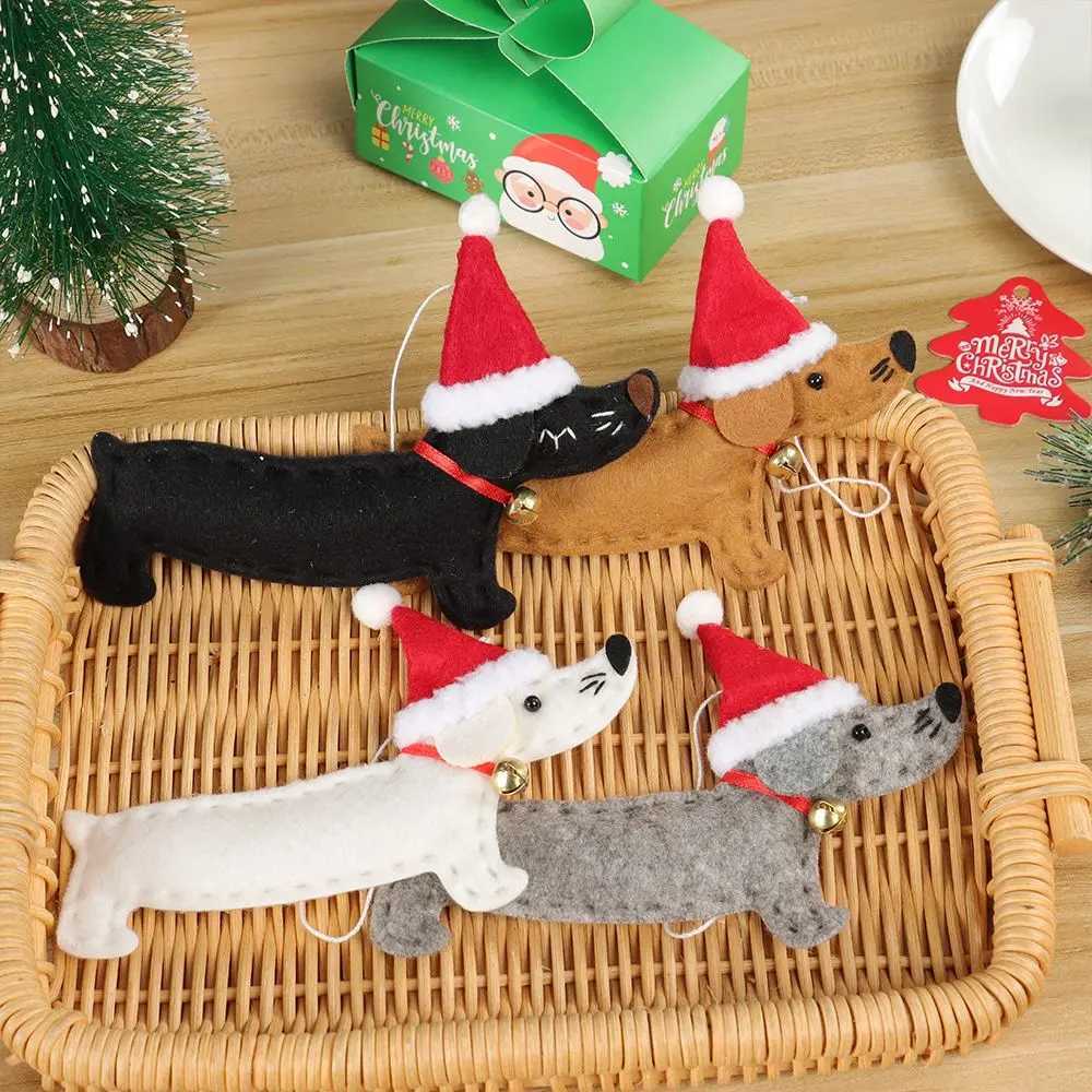 Gift Party Supplies Hang Decorations Ornaments Xmas Pendant Dachshund Dog Christmas Tree Accessories C251024