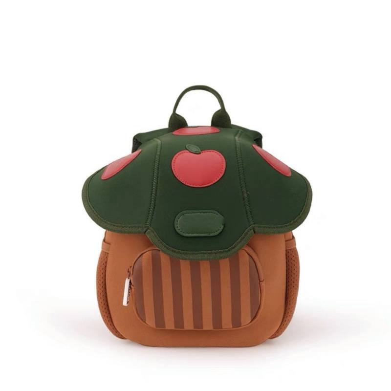 New Mini Cute Mushroom Backpack Kindergarten Popular Cute Series Children's Designer Small Backpack Fashion