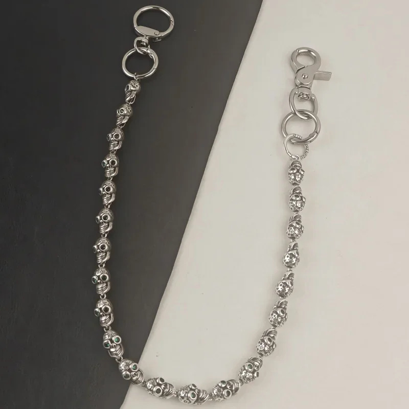 DIY Square Five Colors Rhinestone Pants Chain Fashionable Men And Women Ones Waist Accessories Hip Hop Jewelry Key Chain 251023