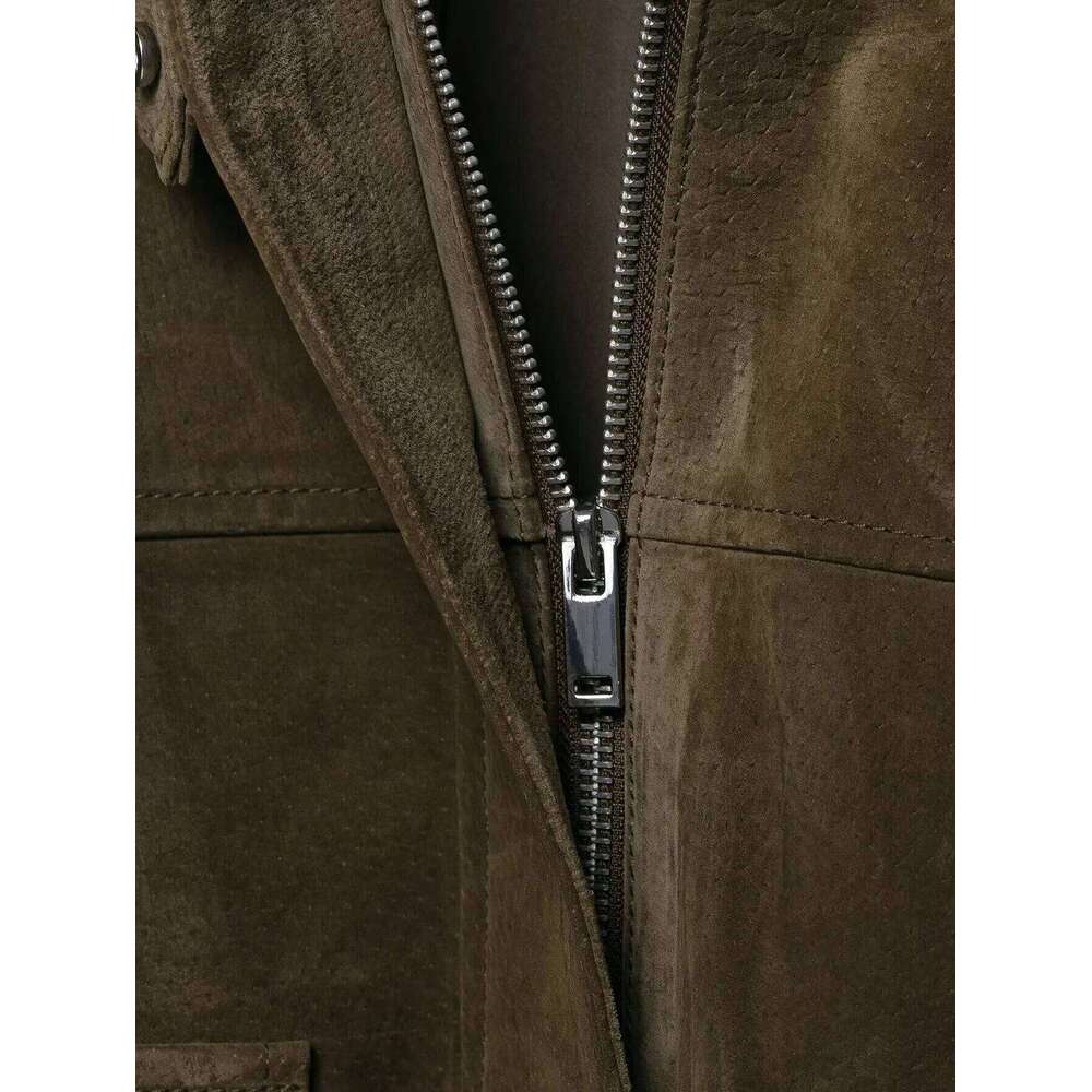 Autumn New Product European And American Style Fashion Women S Wear Pure Leather Pilot Jacket Coat