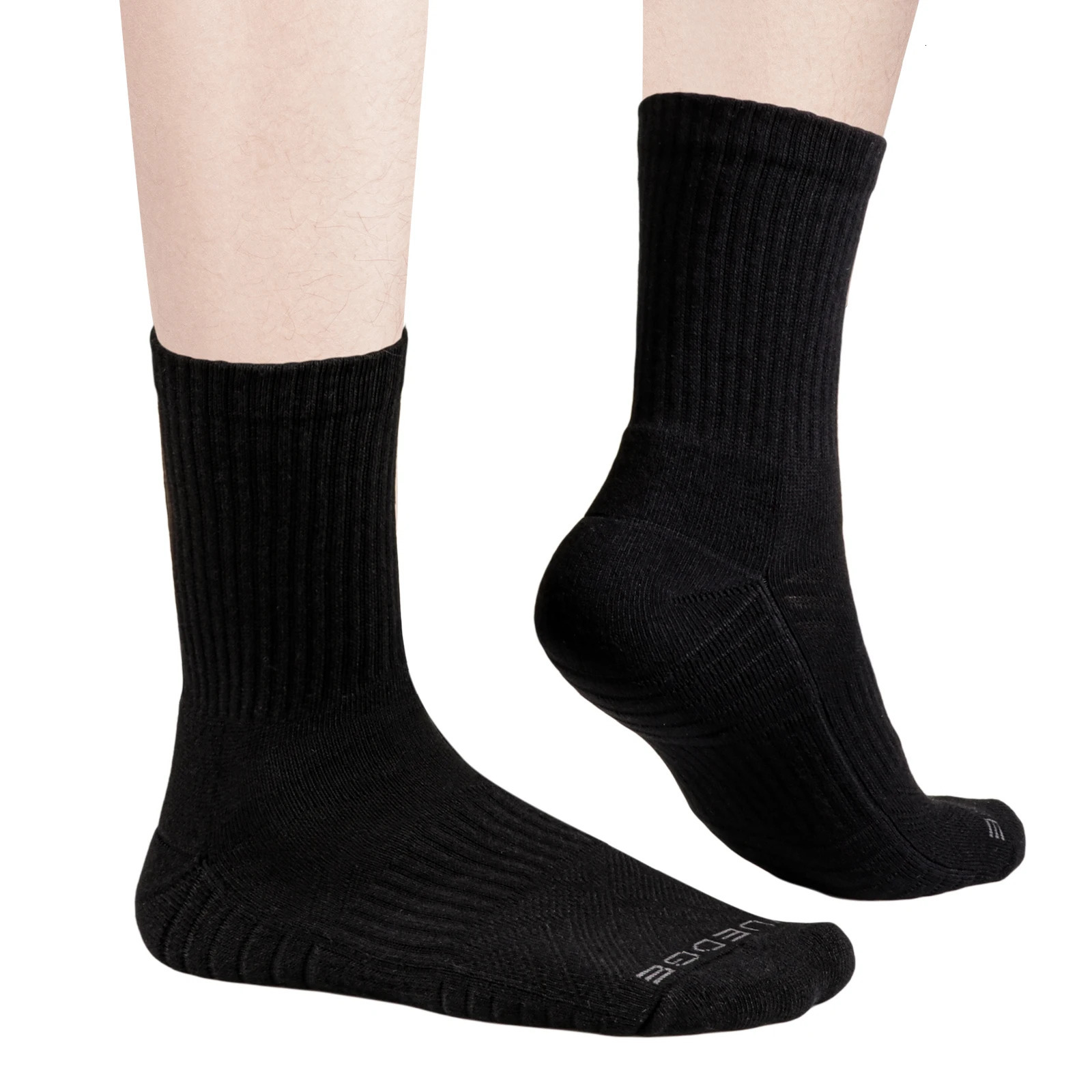 YUEDGE Men Thick Breathable Cotton Cushion Crew Outdoor Sports Hiking Trekking Socks Work Boot Socks For Men 3746 EU 251023