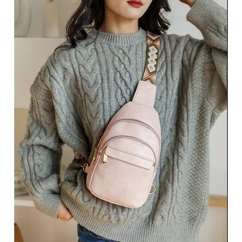 Sling Bag For Women Men Backpack Fanny Pack Crossbody Purse Chest Travel Shoulder Belt Bags Handbag PU Leather Anti Theft 251018
