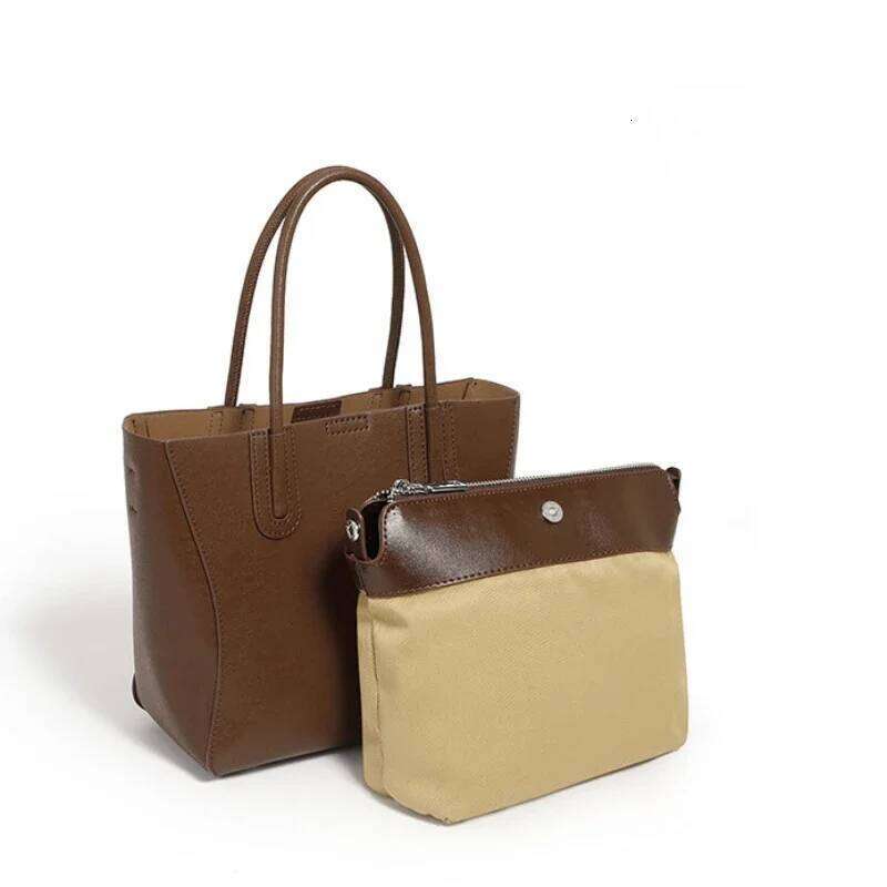 High Quality Women Soft Genuine Leather Large Capacity Female Shoulder Crossbody Bag Classic Designer Girls Handbag Purse Suotong1025