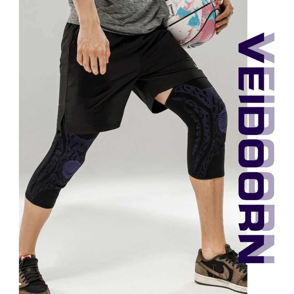 1PC Sports Knee Pads Compression Elastic Knee Support Fitness Gear Basketball Volleyball Rodilleras Y251024