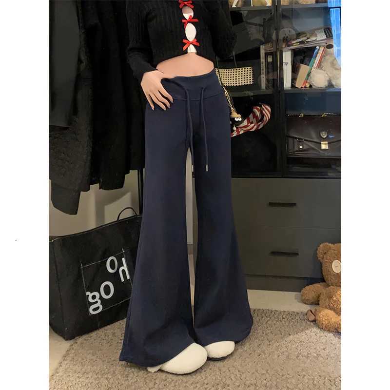 MEXZT Fleece Black Sweatpants Women Streetwear White Baggy Wide Leg Joggers Harajuku Korean Flare Pants Winter Fashion TrousersT251025